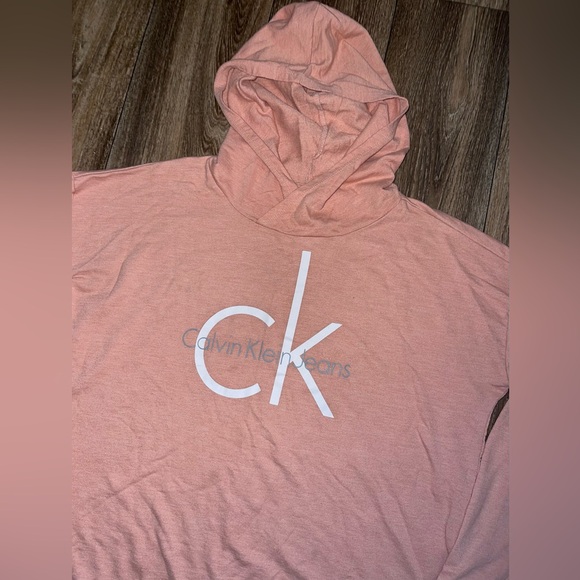 Calvin Klein Jeans Womens Lightweight Relaxed Fit Hoodie - Picture 10 of 12
